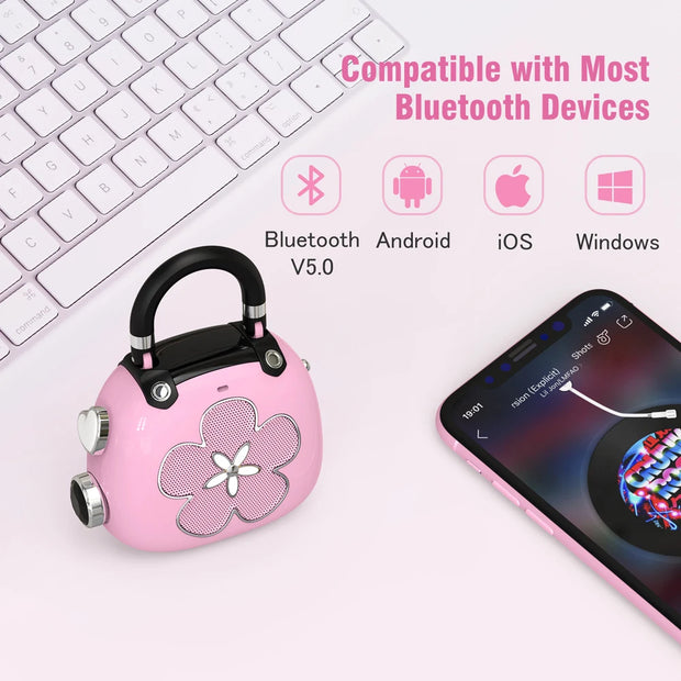 Candy Mini Wireless Speaker Bluetooth 5.0 5W Mighty Sound Portable Sound Box Cute MP3 Music Player Loud Speakers Best Gift