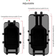Motorcycle Wireless Charging Phone Holder Cradle 3.0 Quick Charger GPS Moto Support Cellphone Handlebar Mount for 4-7 Inch Phone
