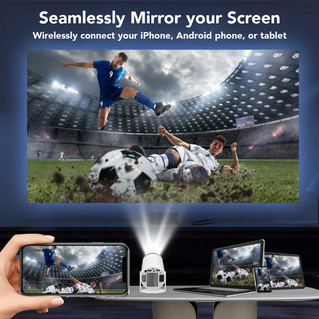 Ultra HD Projector with Wifi & Bluetooth